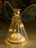 Sirius Iris Angel 2 pcs. set, H10cm, 5LED, Clear