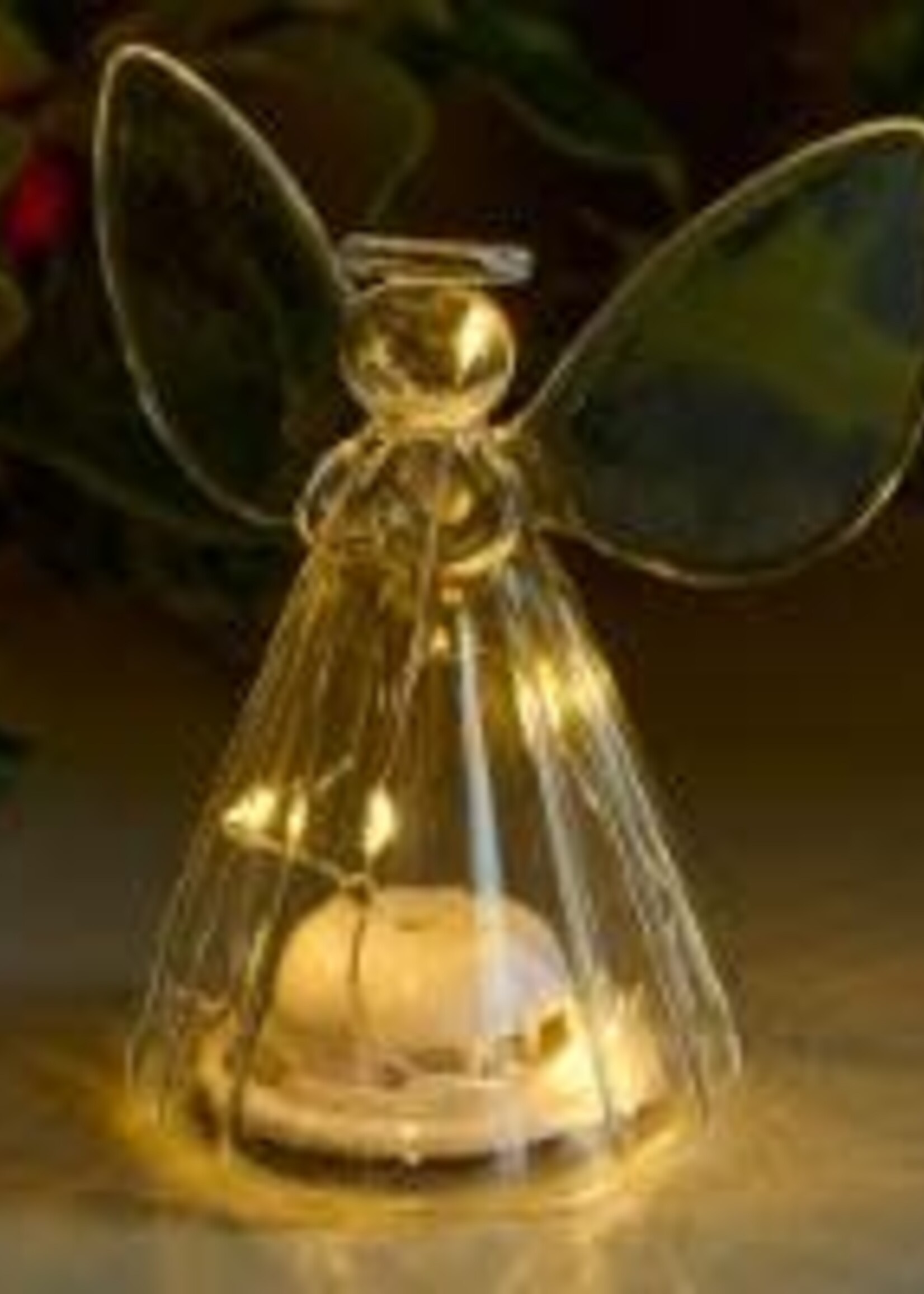 Sirius Iris Angel 2 pcs. set, H10cm, 5LED, Clear