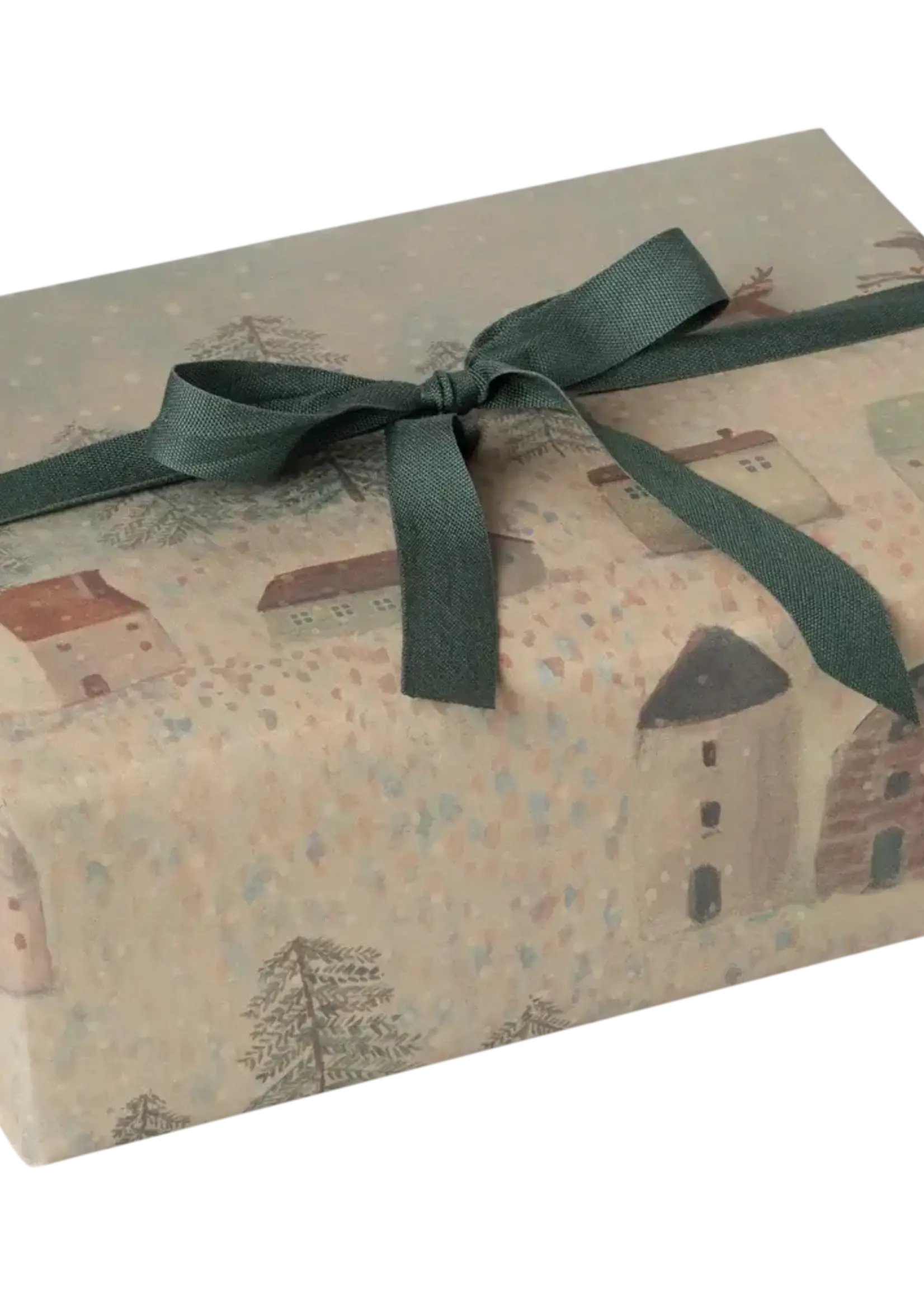 Maileg Gift wrap, 10 m - Santa is coming