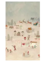 Maileg Gift wrap, 10 m - Santa is coming