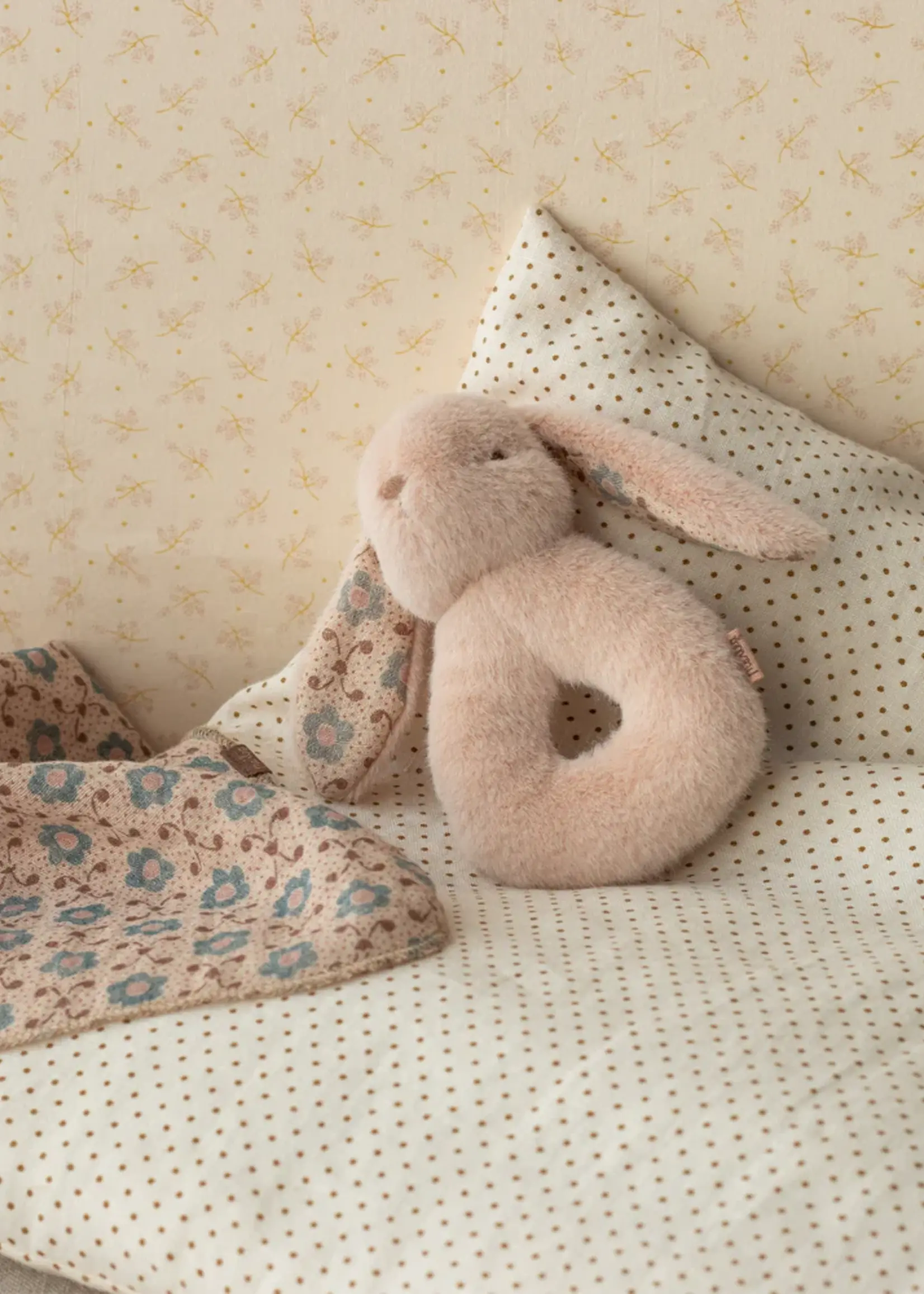 Maileg Bunny rattle set - Powder