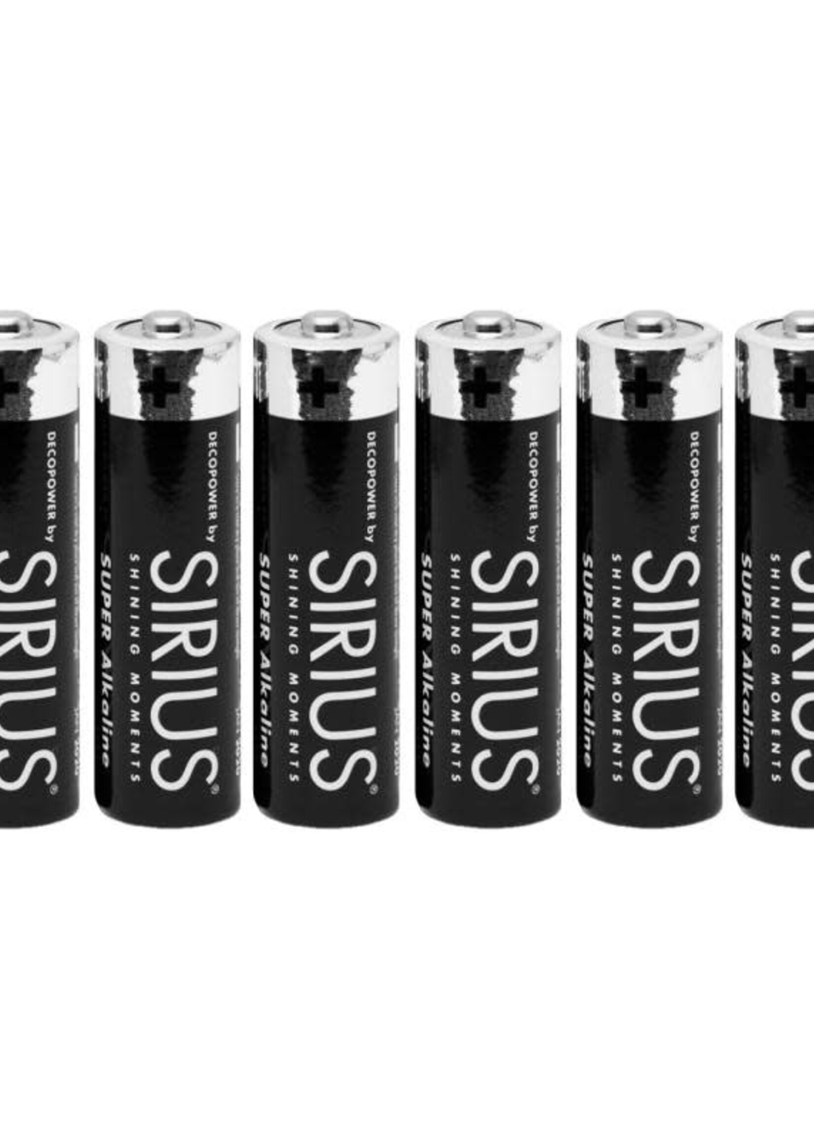 Sirius DecoPower AA Batteries, 6pcs set