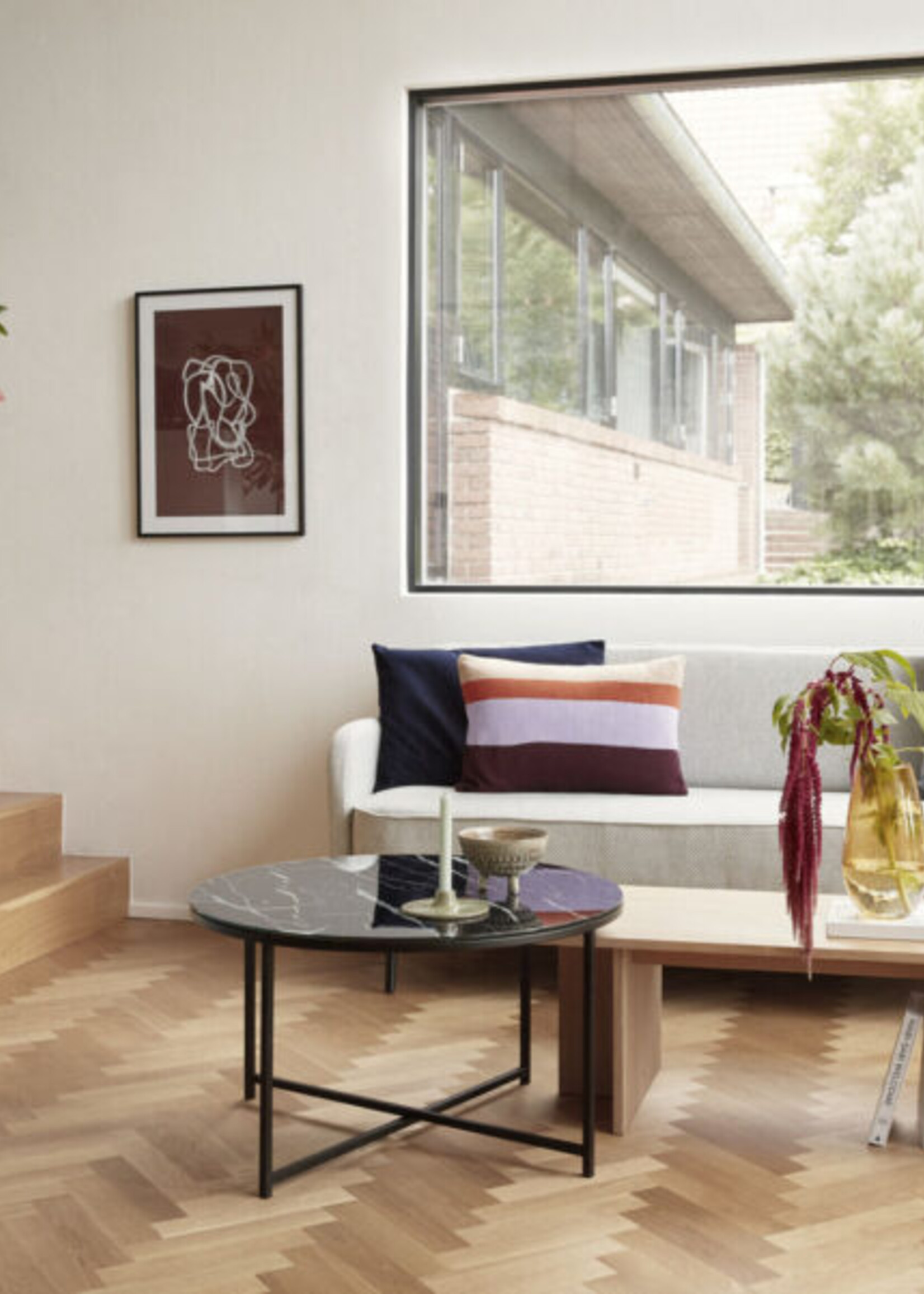 Hübsch Glow Vase Amber