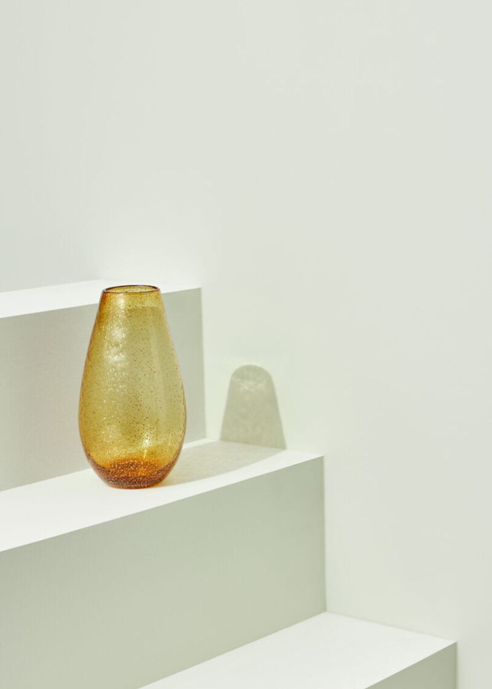 Hübsch Glow Vase Amber