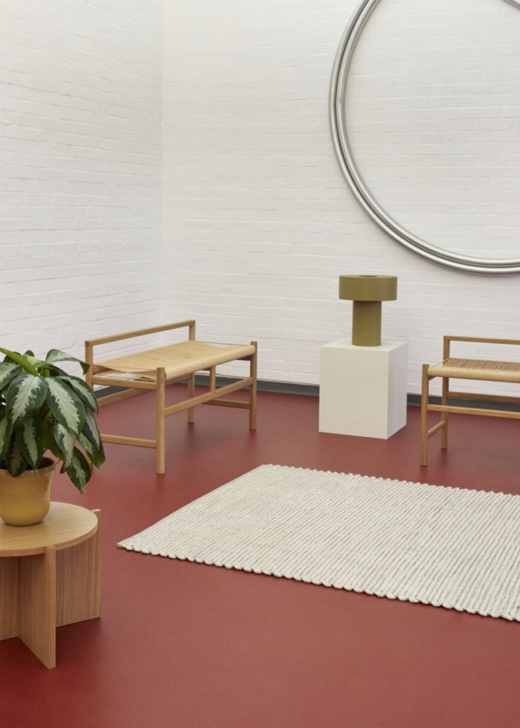 Hübsch Care Pots Yellow ø17xh16cm