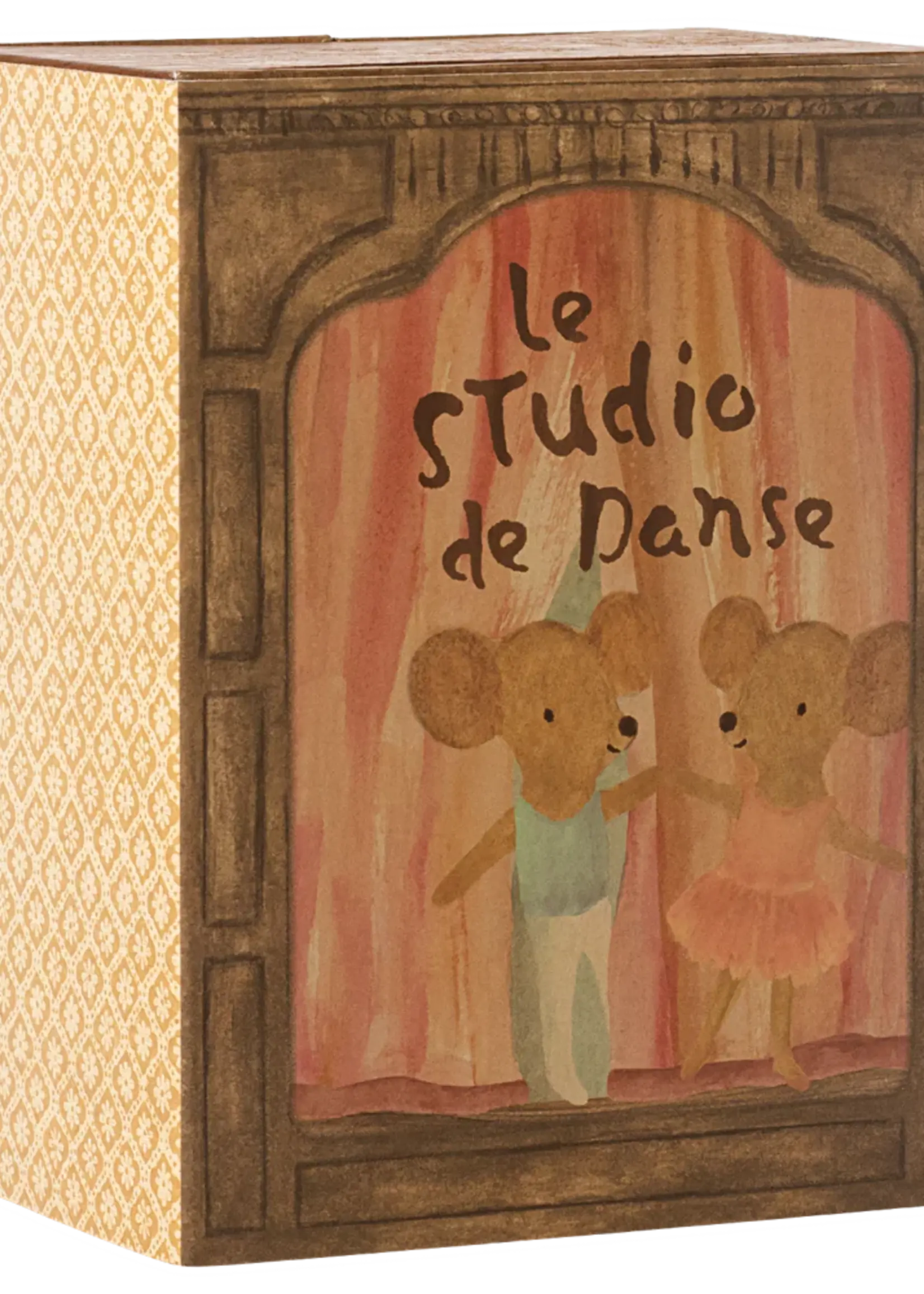 Maileg Ballet mice in dance studio, Little sister and