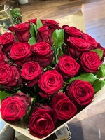 Boeket rode rozen ( 15 rode rozen )