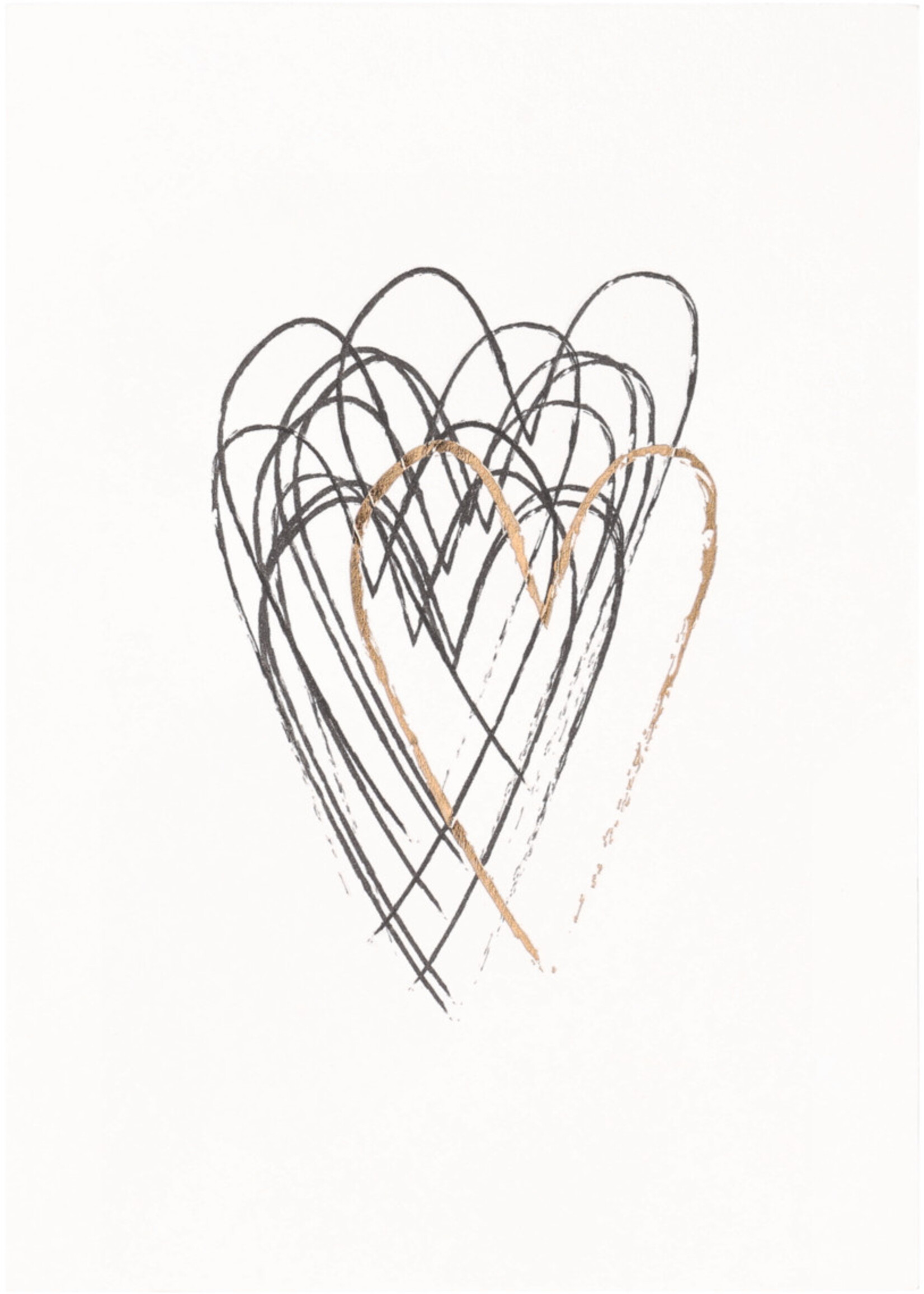 Räder Gentle condolence card hearts / 11,8 x 16,6 cm