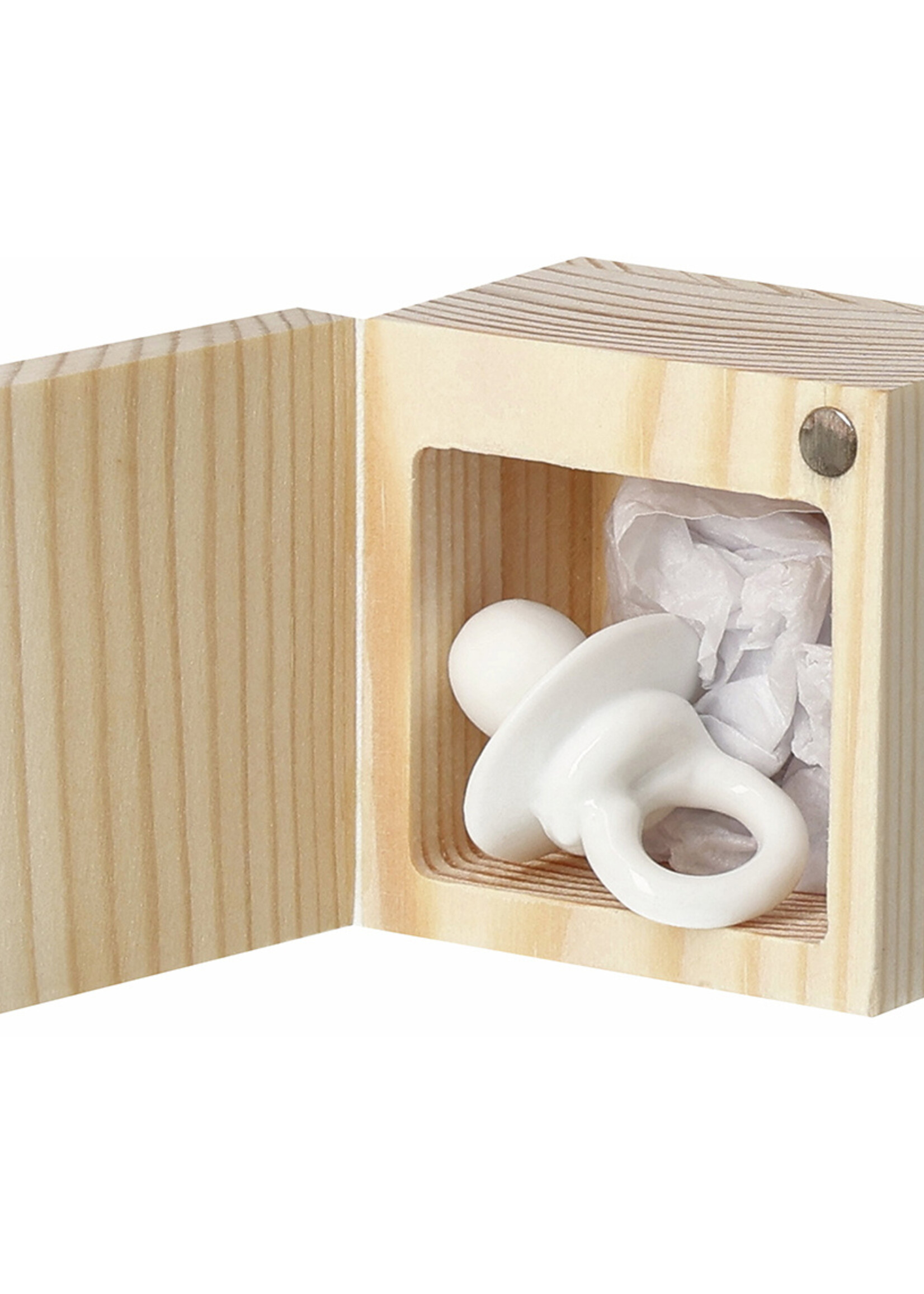 Räder Lucky box Hello Baby / 4,5 cm, H 3,7 cm, diepte 4,5 cm