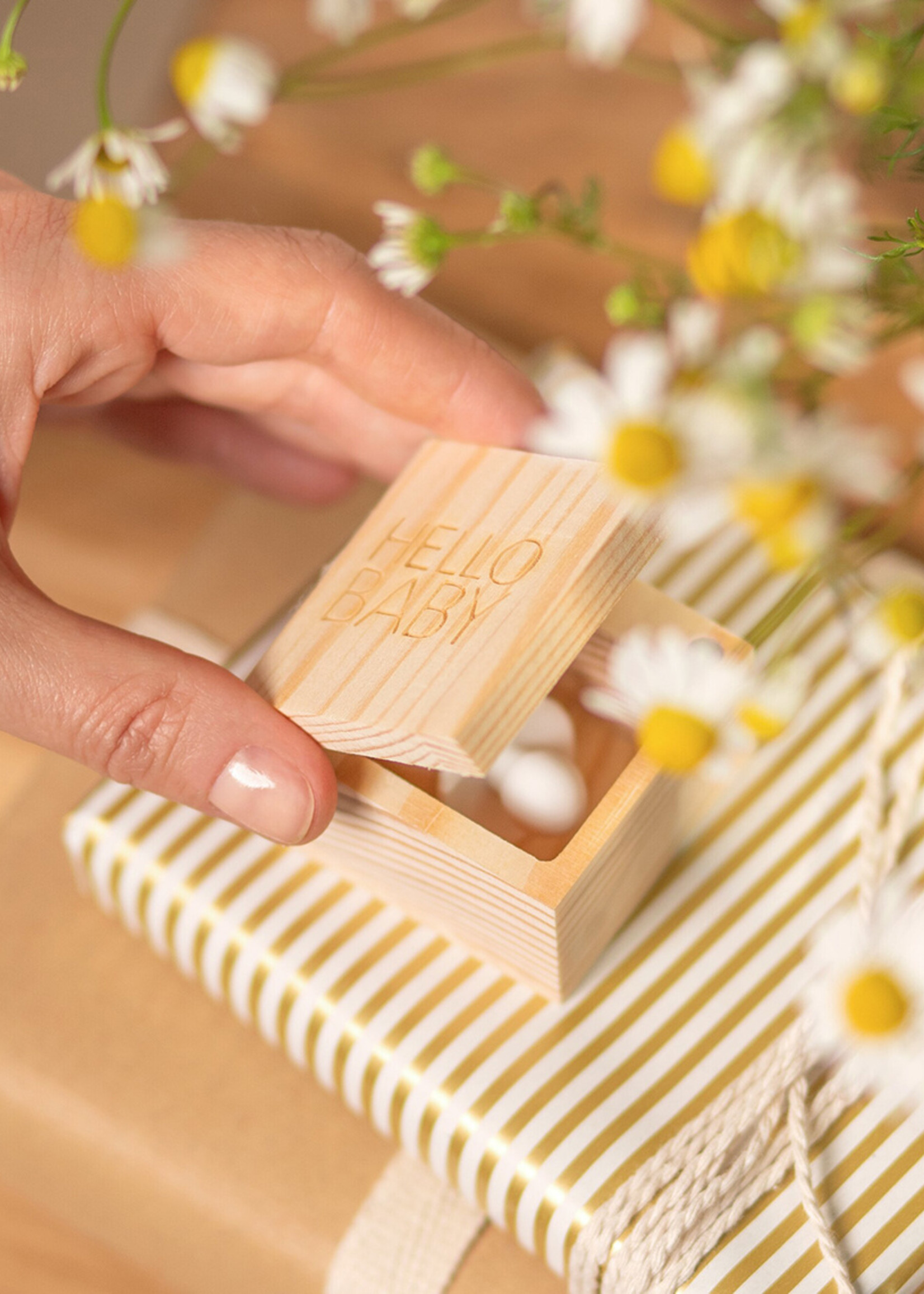 Räder Lucky box Hello Baby / 4,5 cm, H 3,7 cm, diepte 4,5 cm