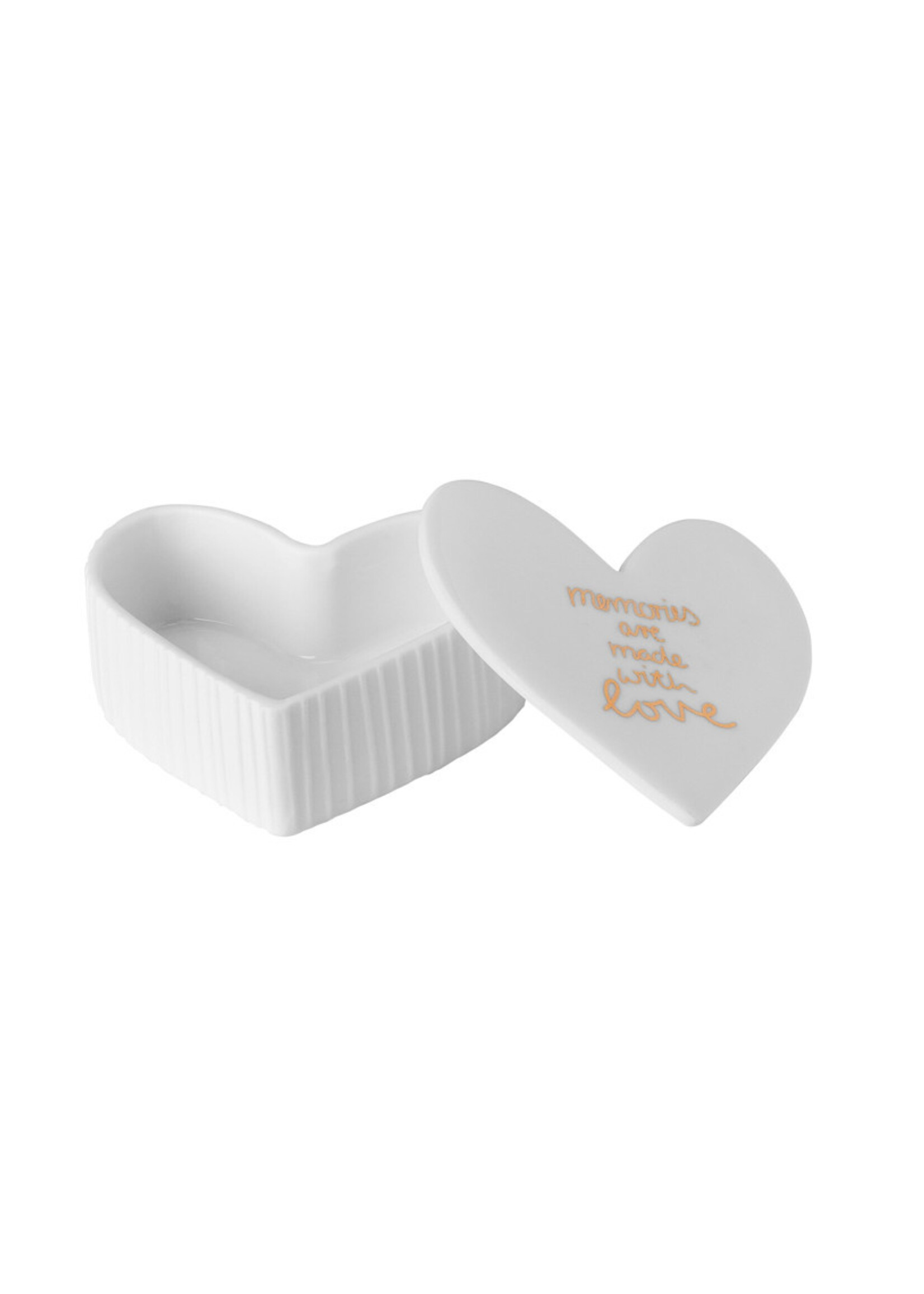 Räder Heart Tin Memories are made with love 8x7,2x3cm