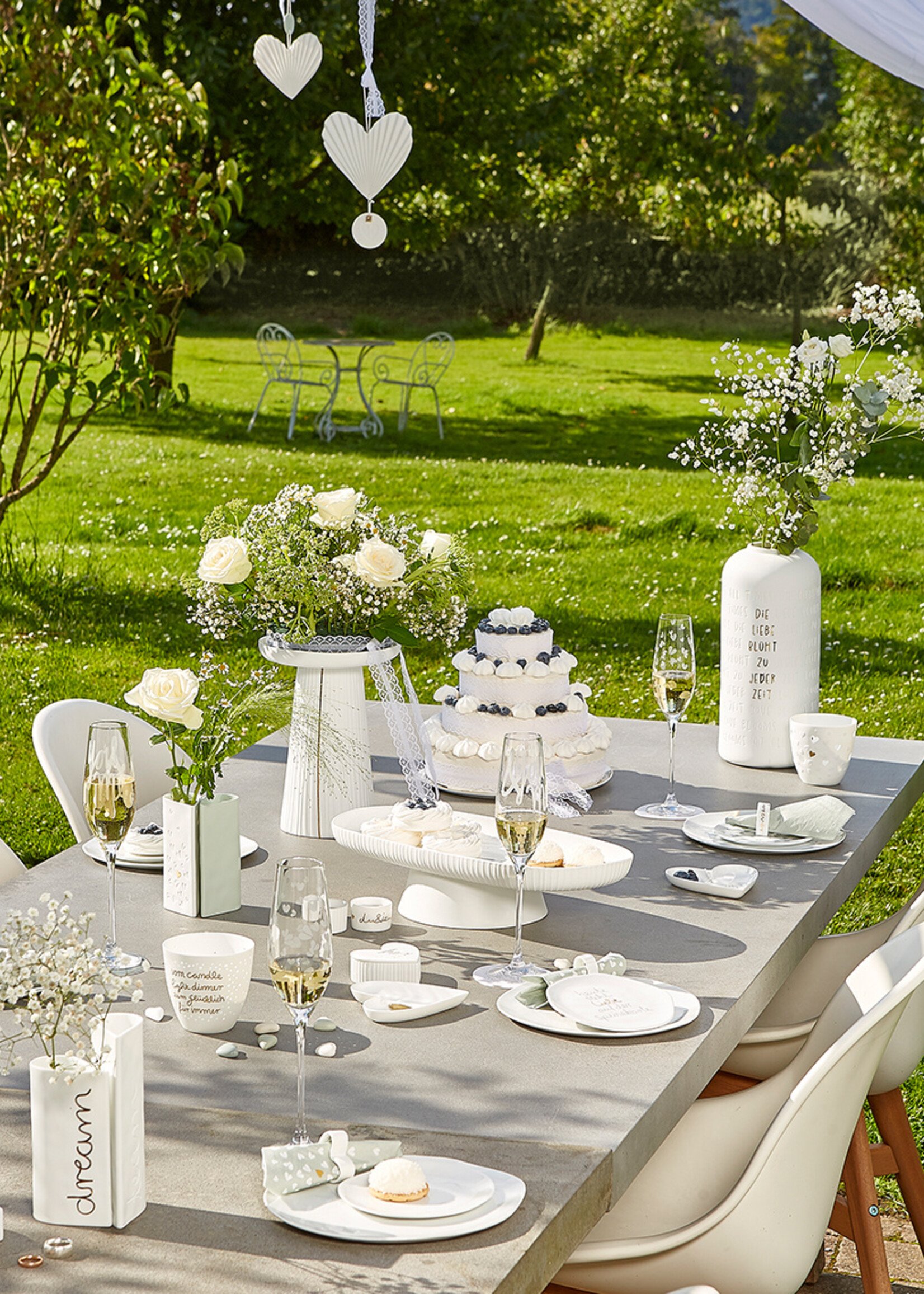 Räder Vasen Set Hearts 7,5x4,5x13cm