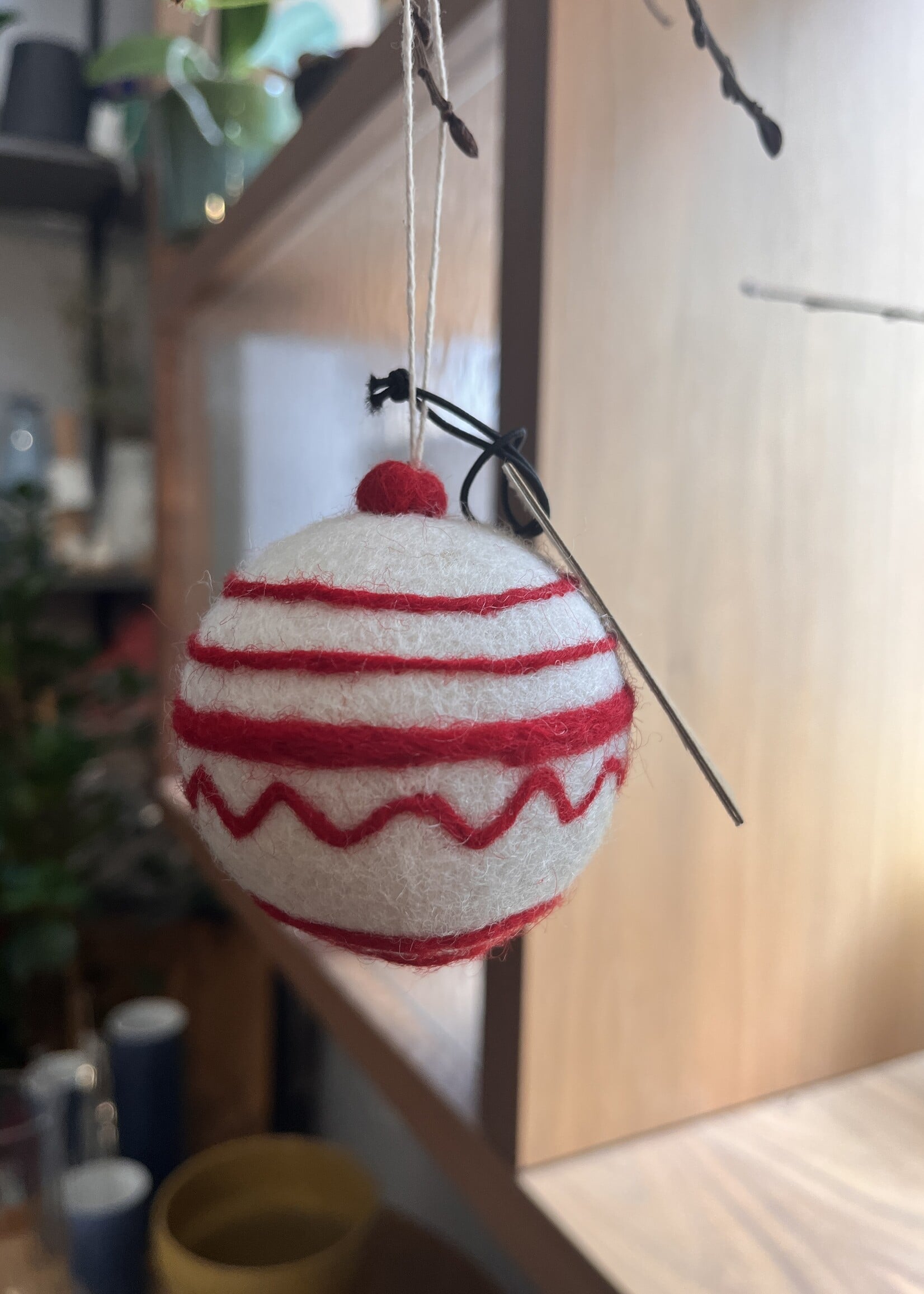 Aveva design LITTLE HANGINGS, ORNAMENT, CLASSIC, white/red