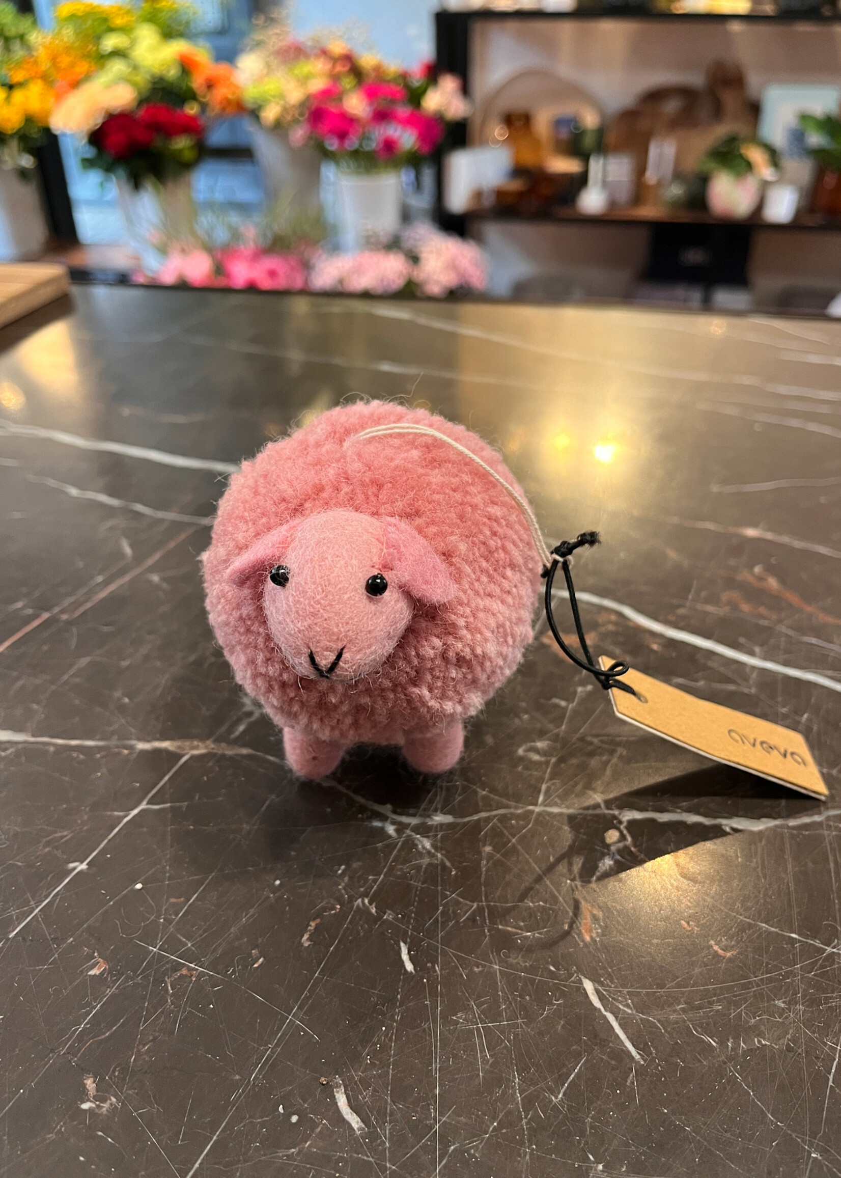 Aveva design LITTLE HANGINGS, FLUFFY SHEEP, pink