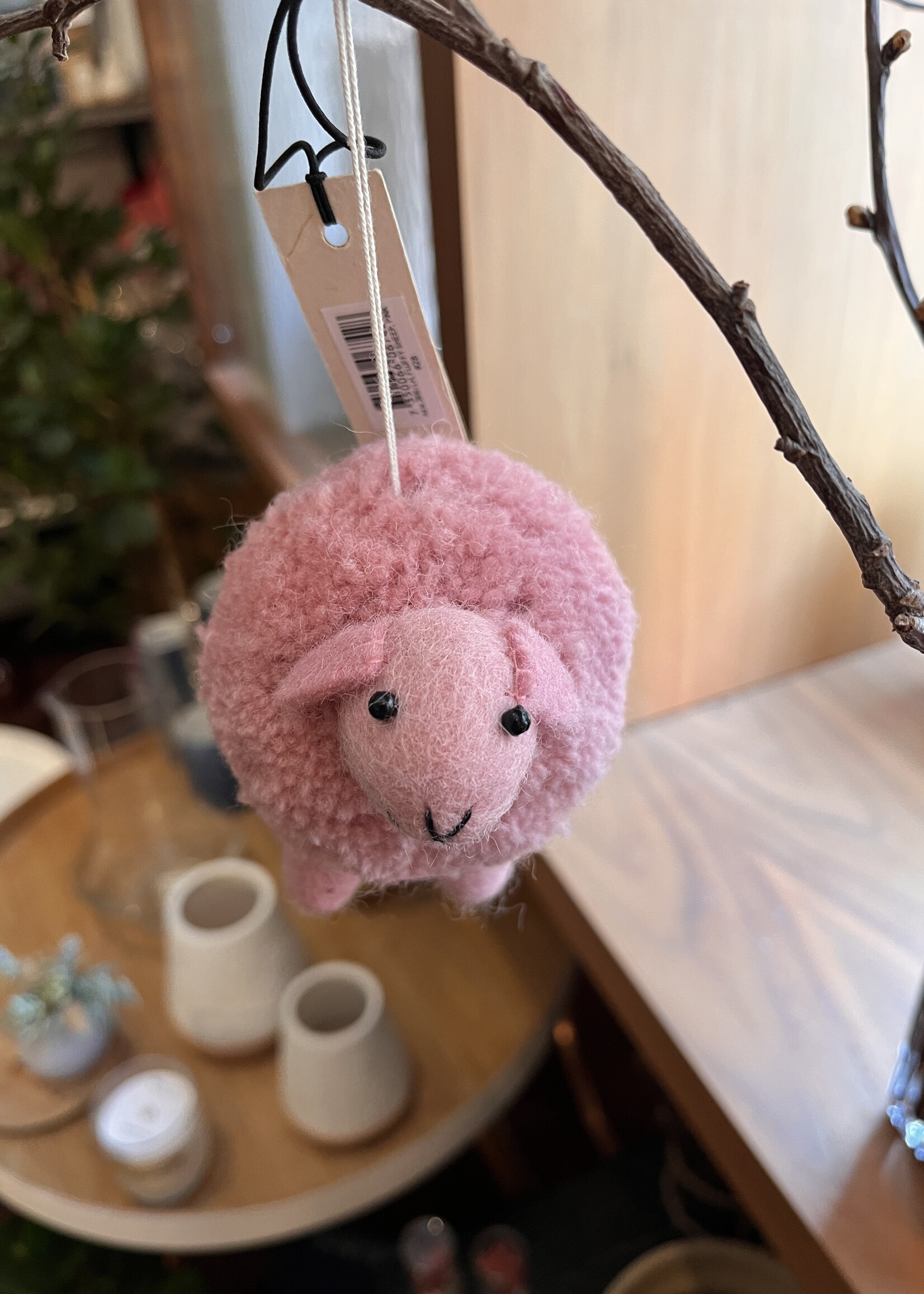 Aveva design LITTLE HANGINGS, FLUFFY SHEEP, pink