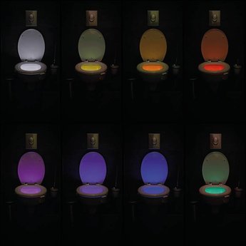 WC Led Verlichting met 8 kleuren en bewegingssensor