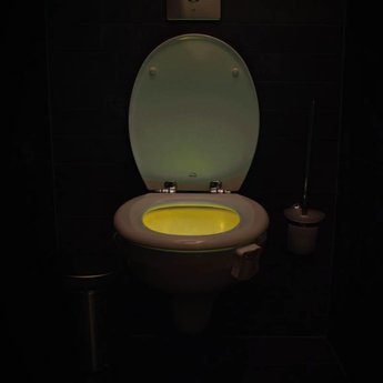 Toilet Led light with 8 colors and motion sensor