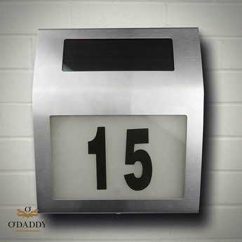 O'DADDY® Antares solar housenumber light