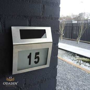 O'DADDY® Antares solar huisnummerverlichting
