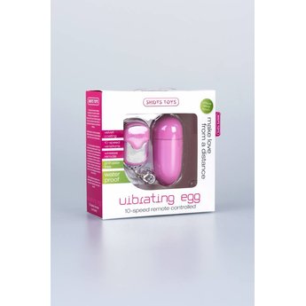 Shots 10 Speed Remote Vibrating Egg Big