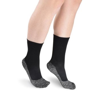 Thermal socks with aluminum fibers