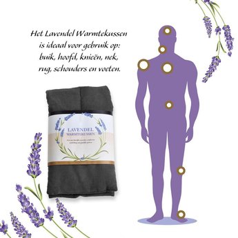 Warmtekussen therapeutisch met een aangename kruidengeur