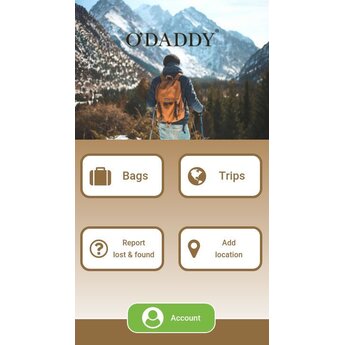 O'DADDY® Interactive luggage tag