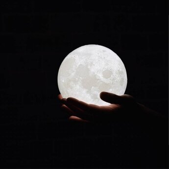 Maan nachtlamp