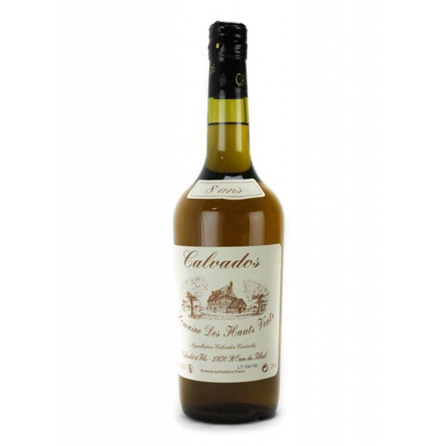 Calvados Domaine des Hauts Vents 4 ans - 42° vol. - 70 cl