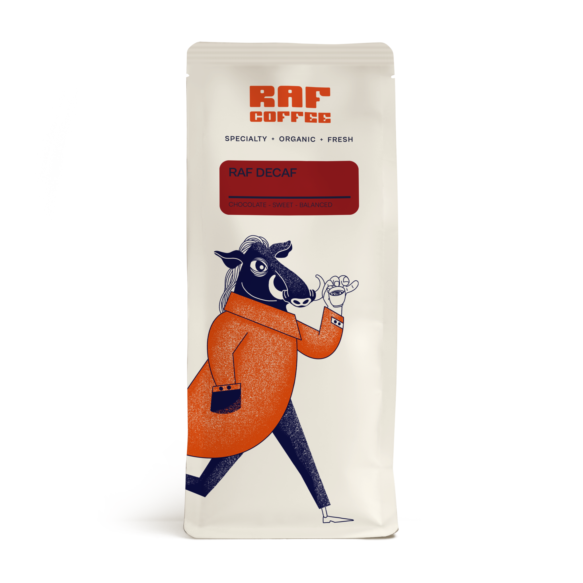 RAF Coffee Decaf  – 500 gr – bonen (bio)