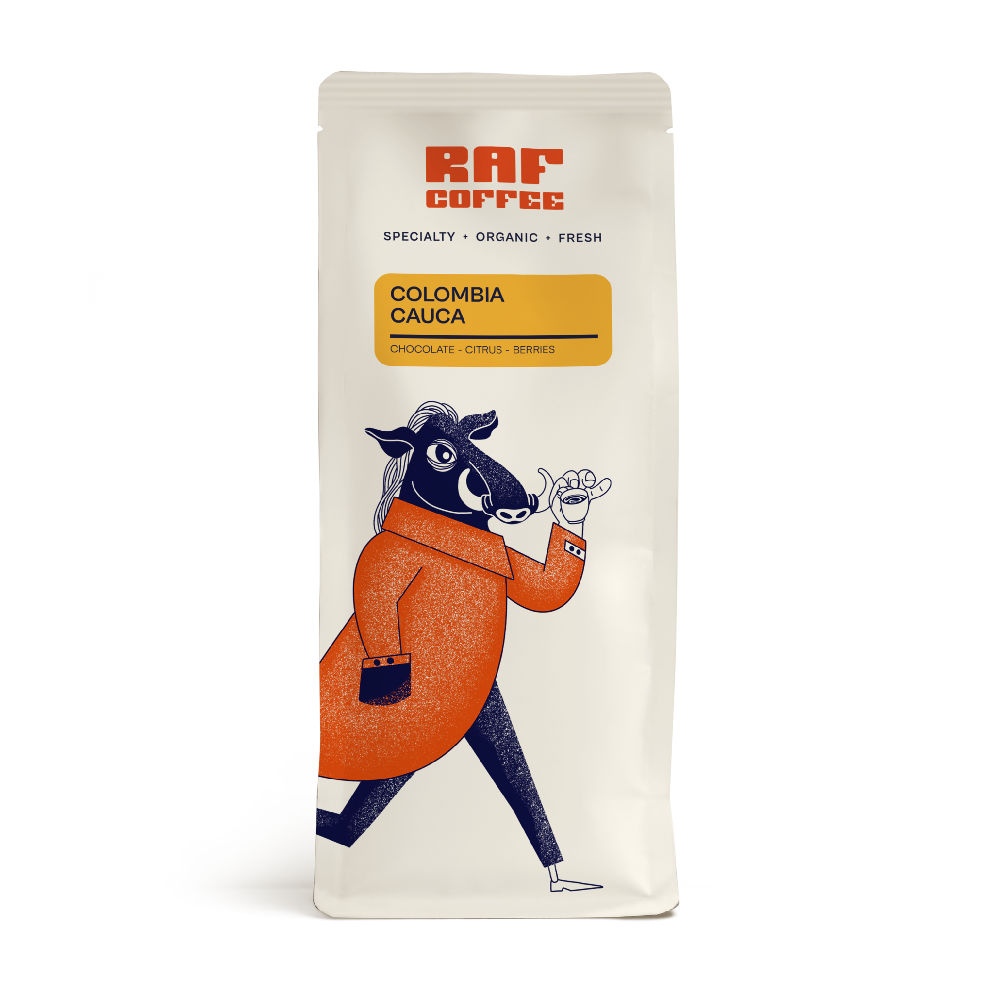 RAF Coffee Colombia Cauca – 500 gr – bonen (bio)