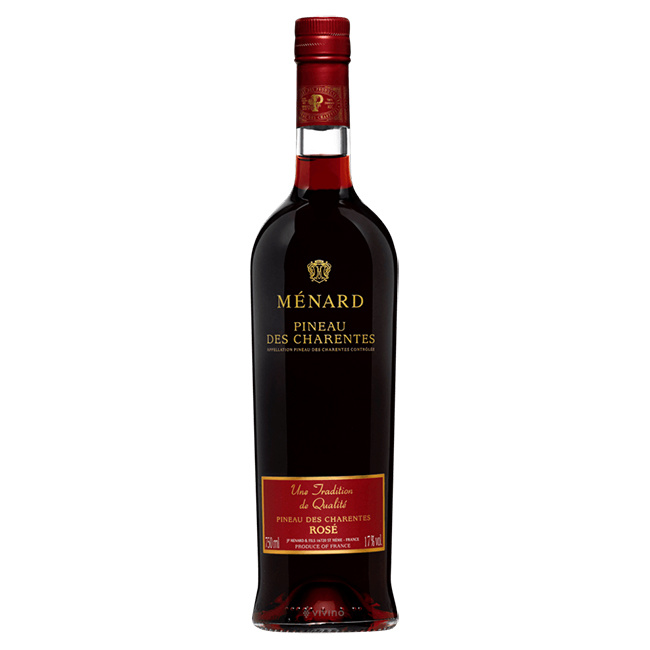 Pineau des Charentes Ménard Rosé - 17° vol. - 75 cl