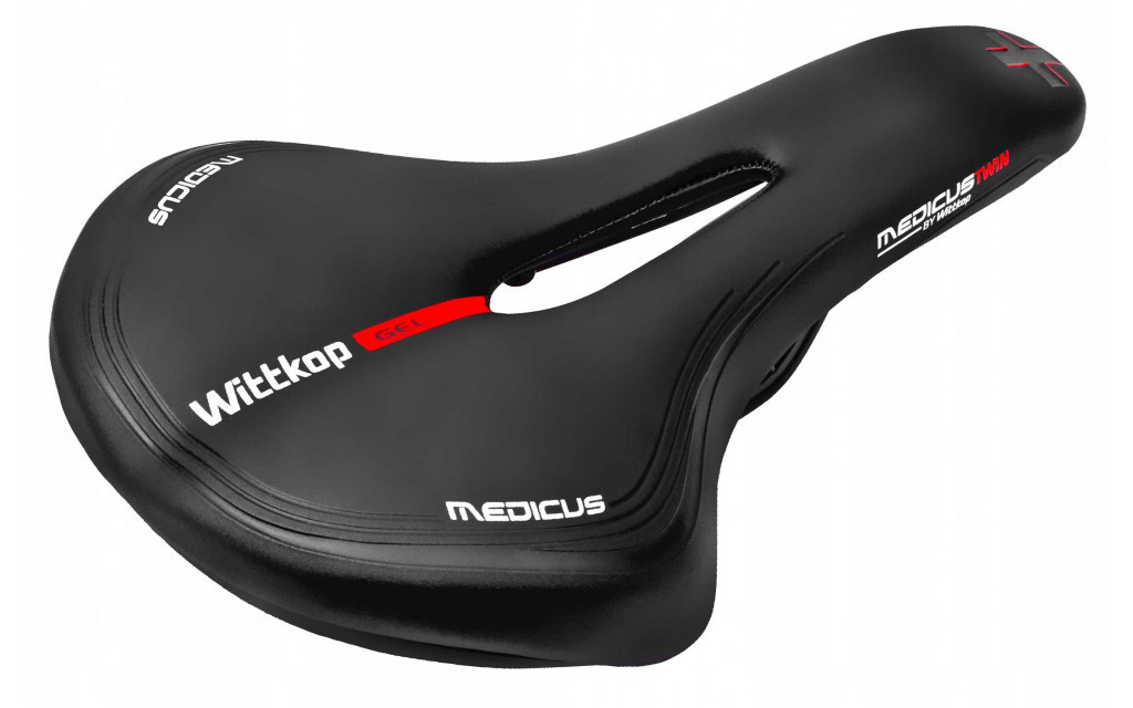 Zadel Wittkop Twin Medicus 4.0 - MTB / Race - Gel - Fiets Tempel
