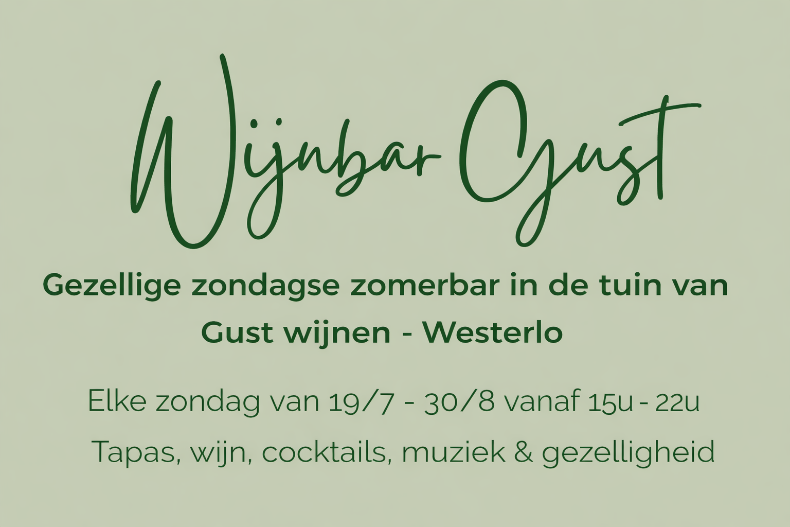 Wijnbar Gust