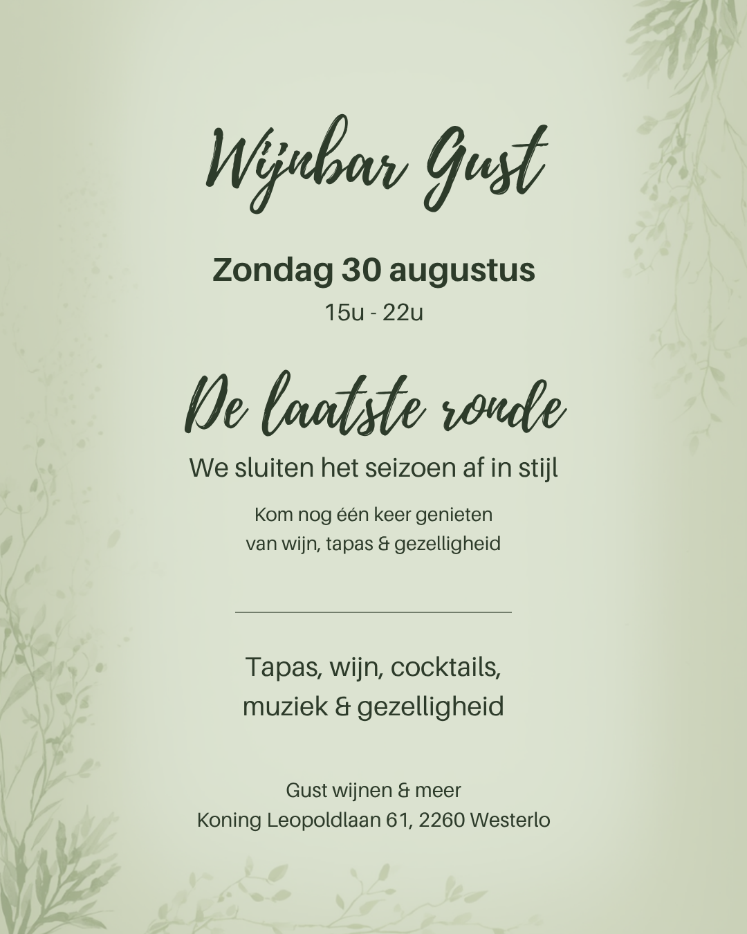 Week 7 de laatste ronde