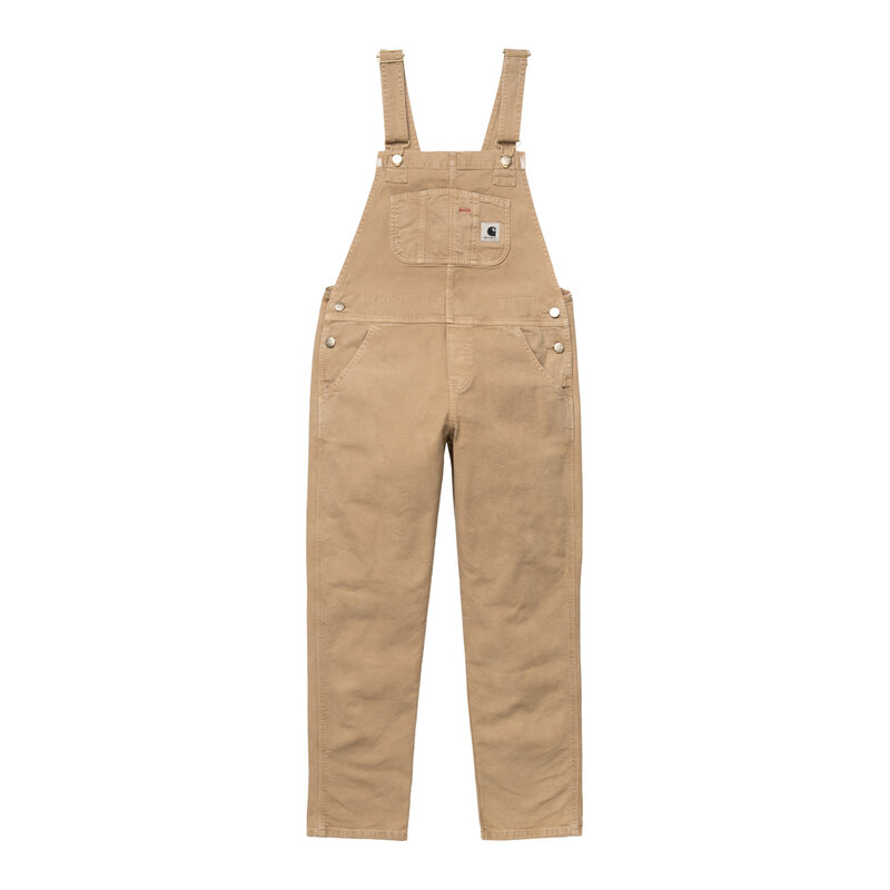 Carhartt WIP Women's W' Bib Overall Blue Stone Washed XS S