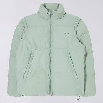 Edwin Detachable Sleeves Puffer Jacket