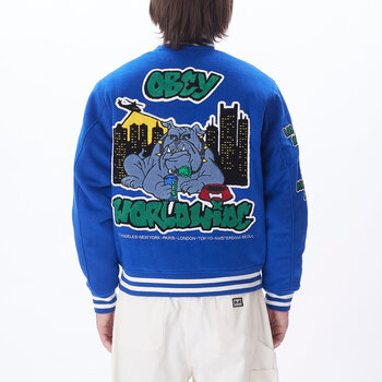 Obey Roll Call Varsity Jacket