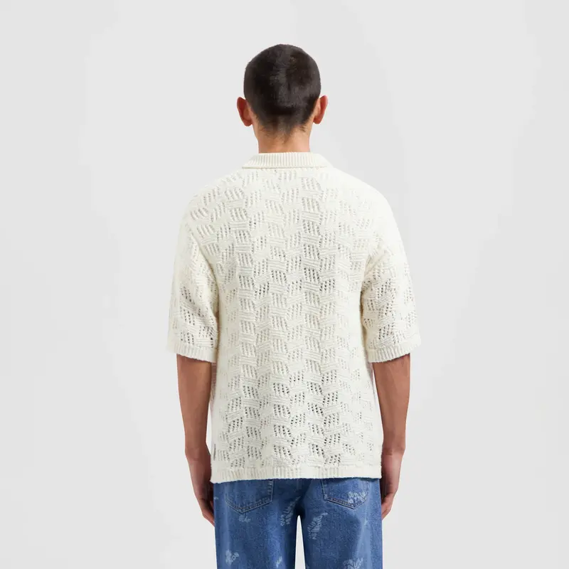 Olaf Hussein Check Knitted Shirt