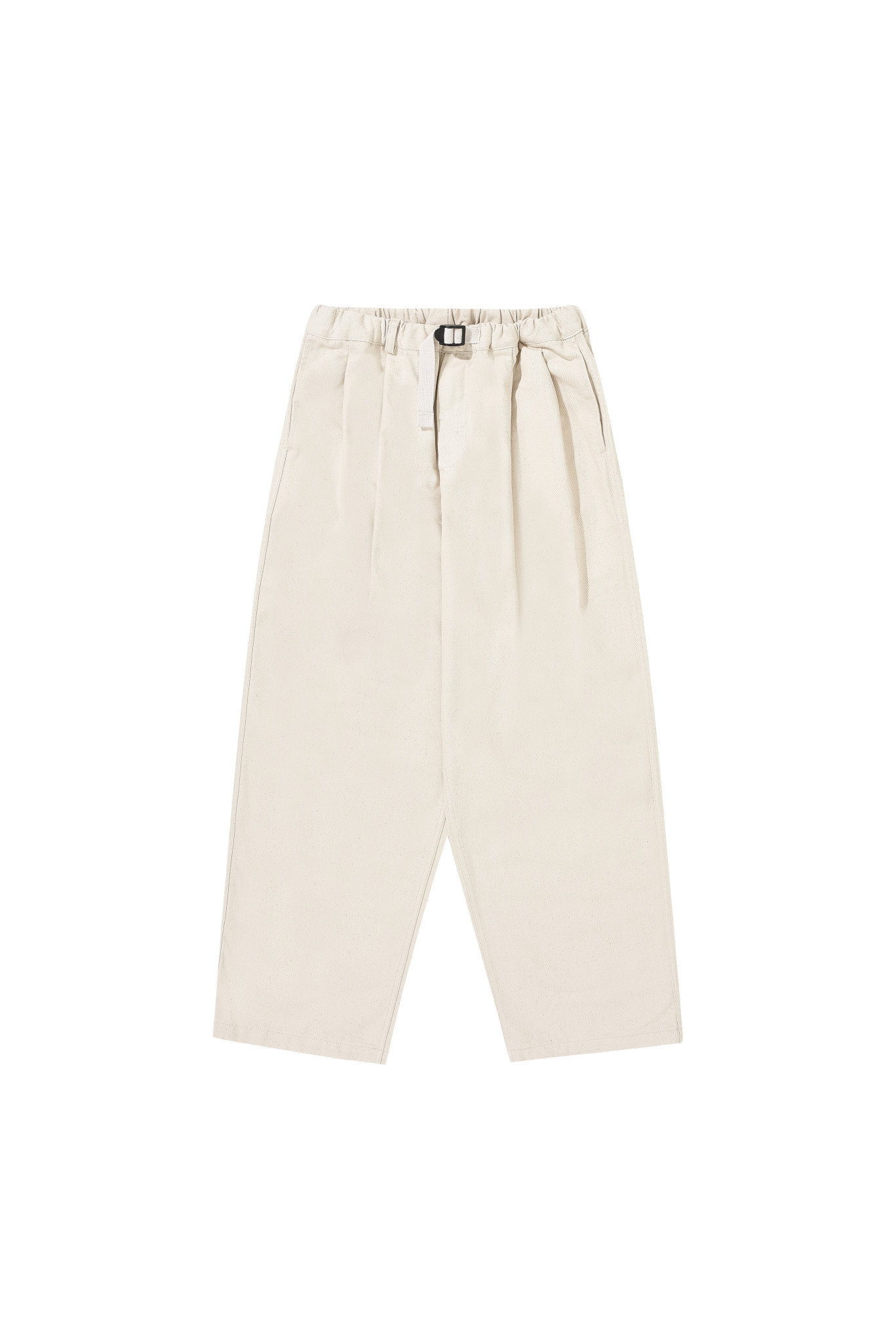 Kappy Design Two Tuck Wide Denim Pants