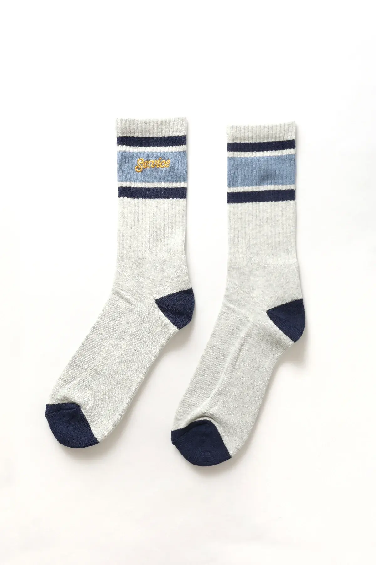 Service Works Logo Ringer Socks