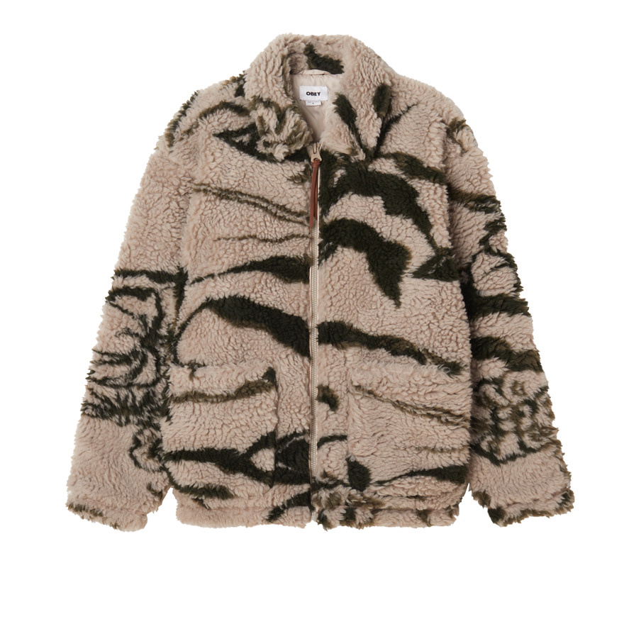 Obey Mushroom Sherpa Jacket