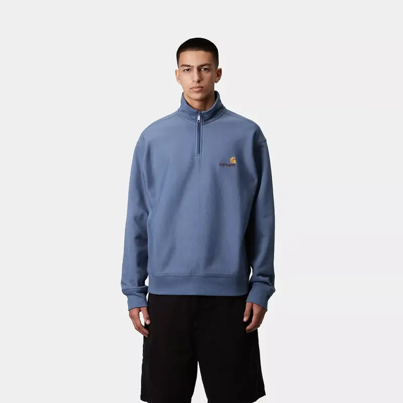 Carhartt WIP Half Zip American Script Sweat
