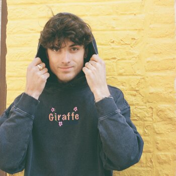 Giraffe Flower Hoodie