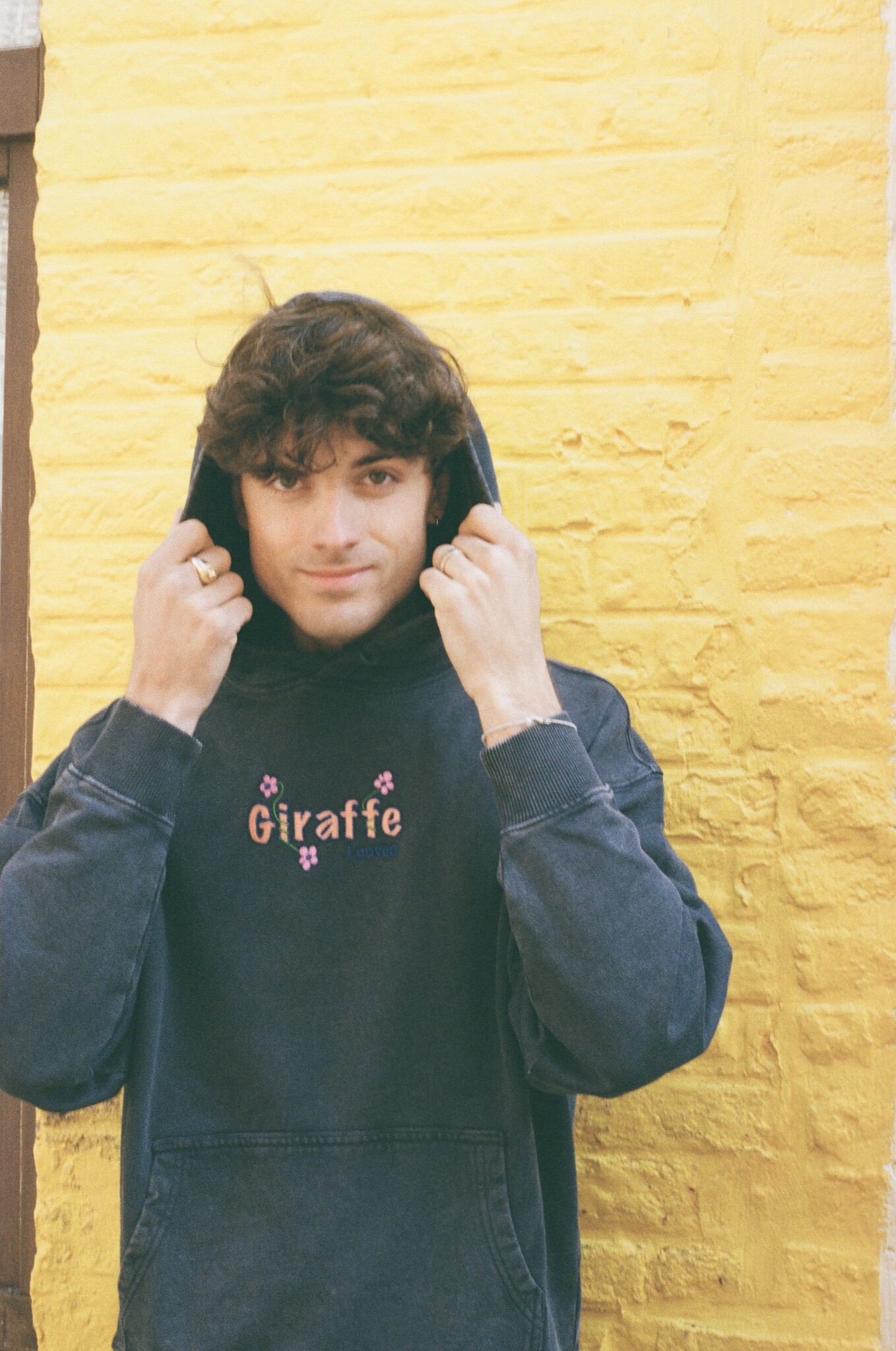 Giraffe Giraffe Flower Hoodie