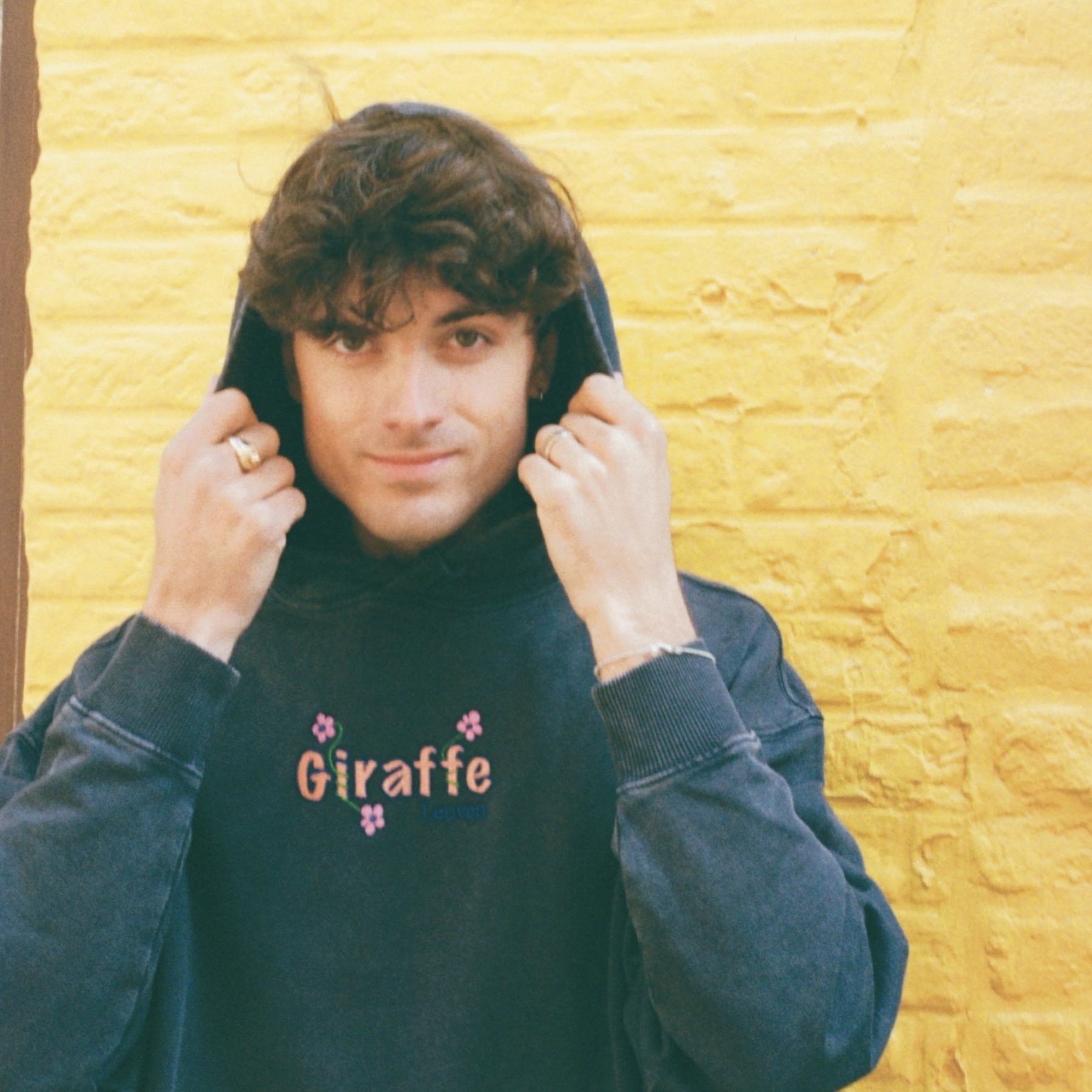 Giraffe Giraffe Flower Hoodie