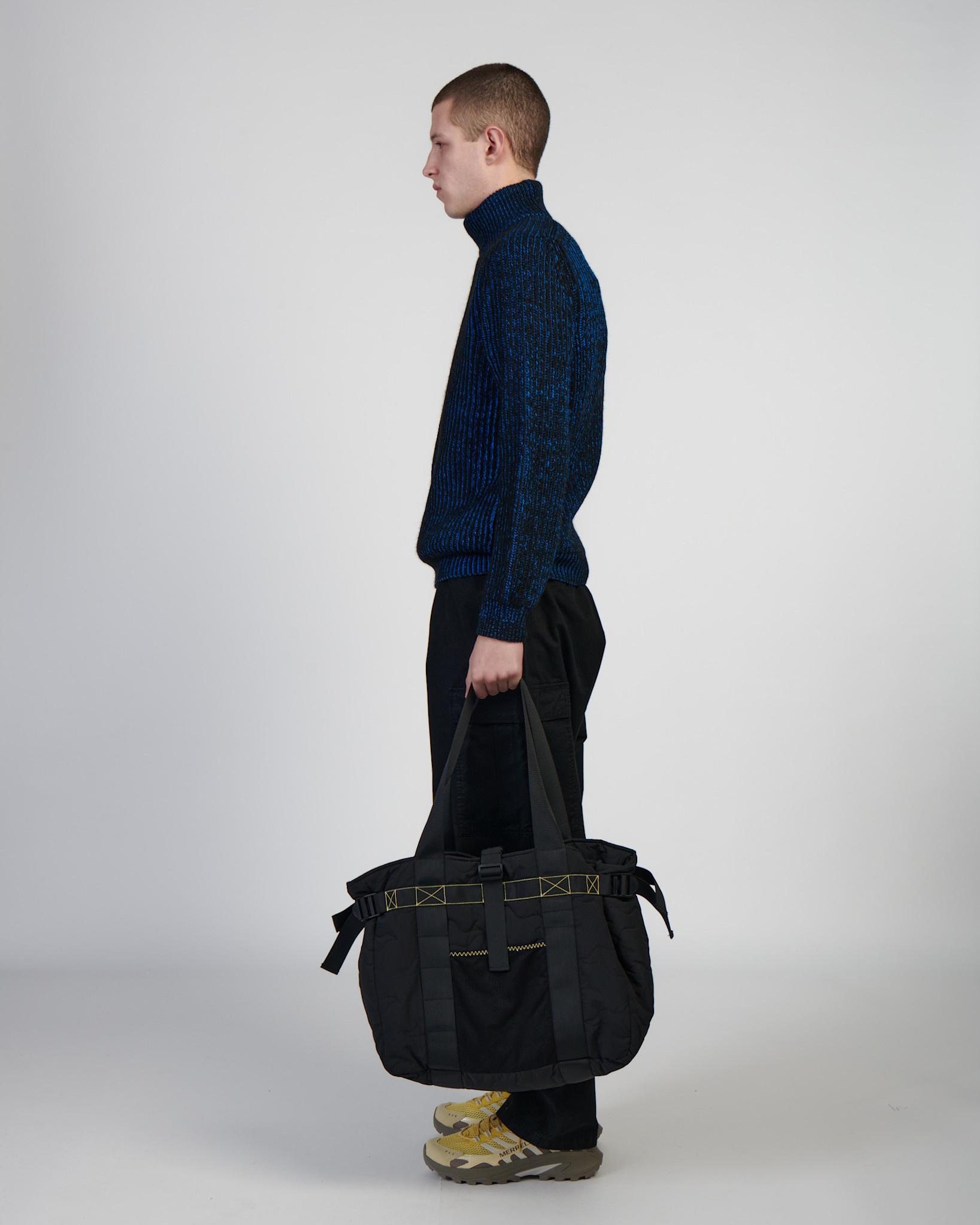 Edwin Roni High Collar Sweater