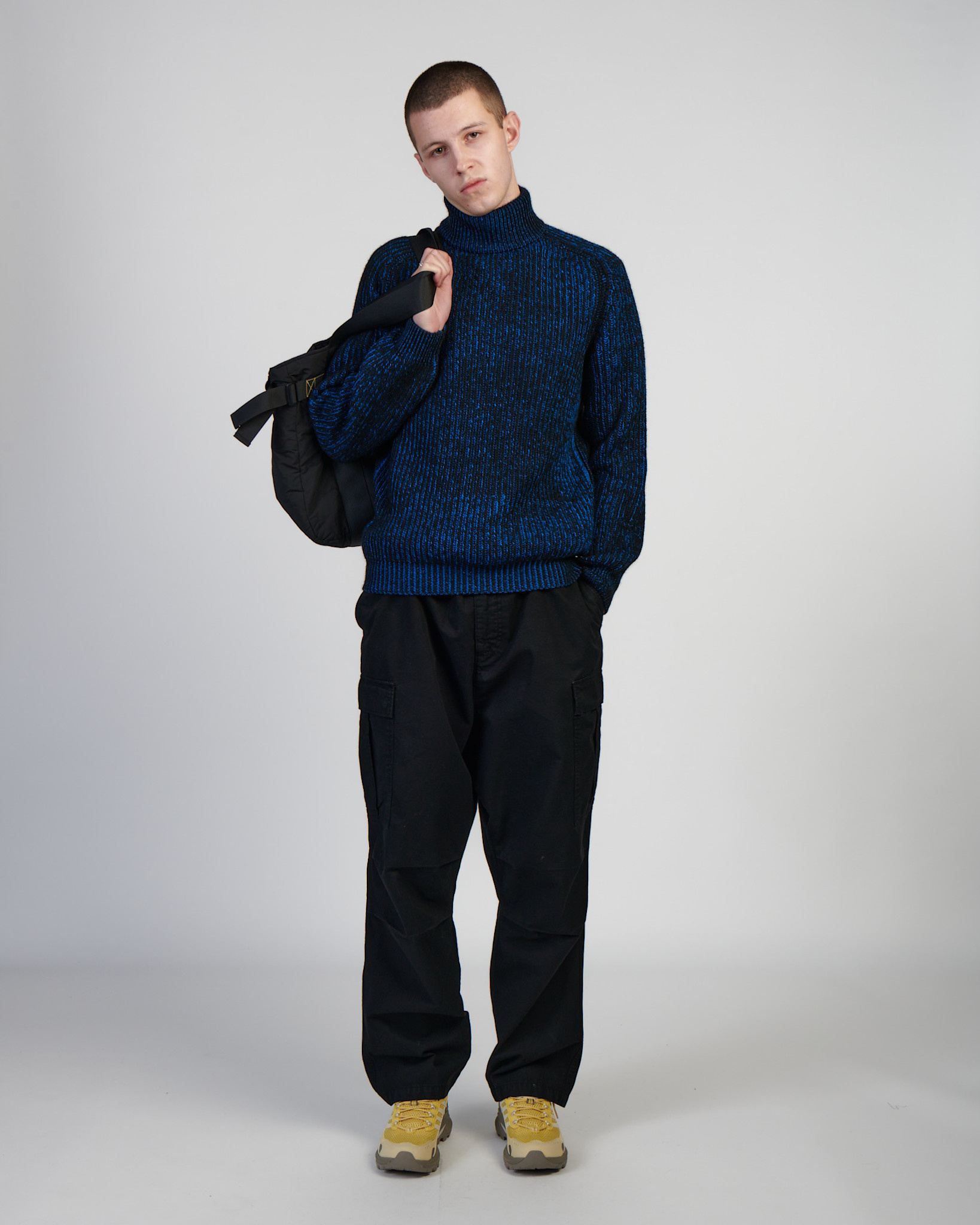 Edwin Roni High Collar Sweater