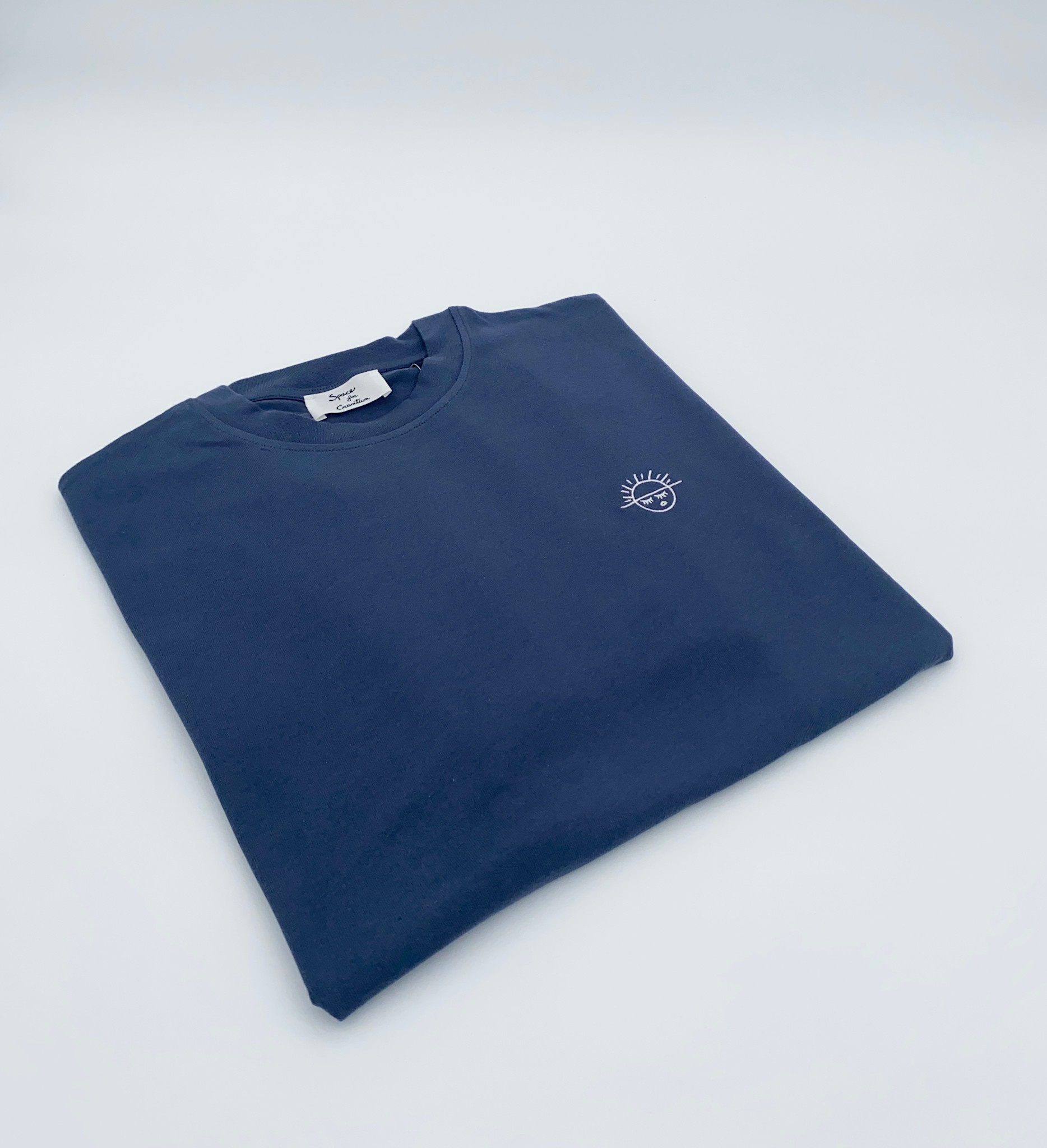 Space For Creation Sun Embroidery Tee