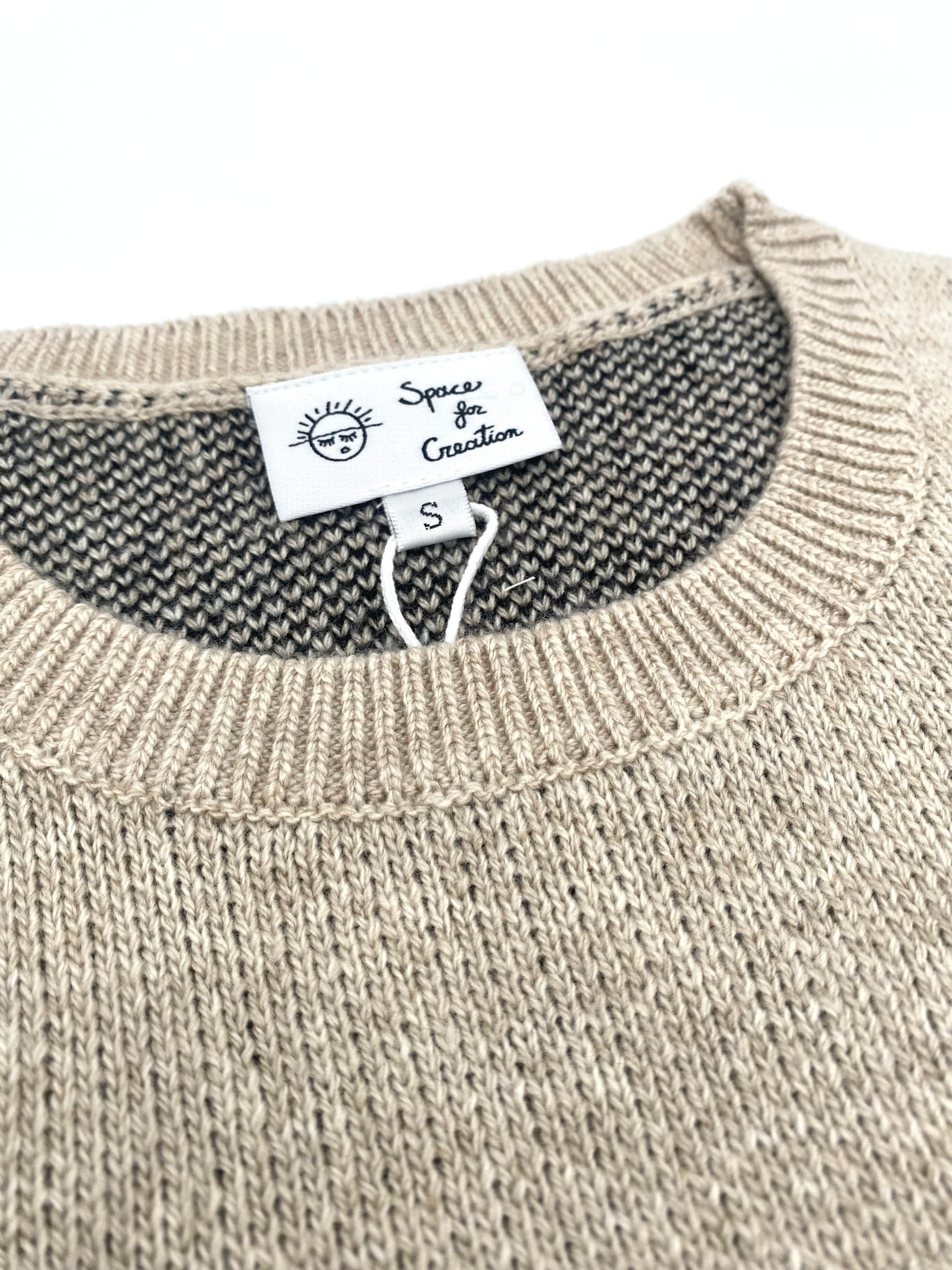 Space For Creation Sun Logo Sweater - 100% Lambswool